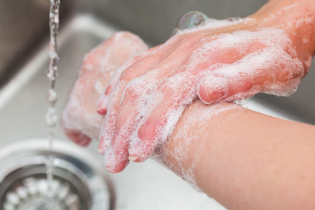 Cleaning Hands