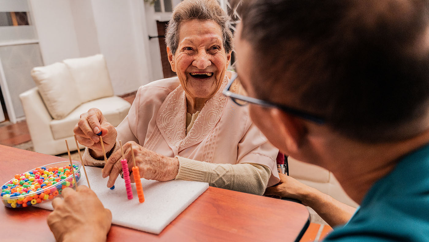 Caring for residents with Alzheimer's Disease header photo.