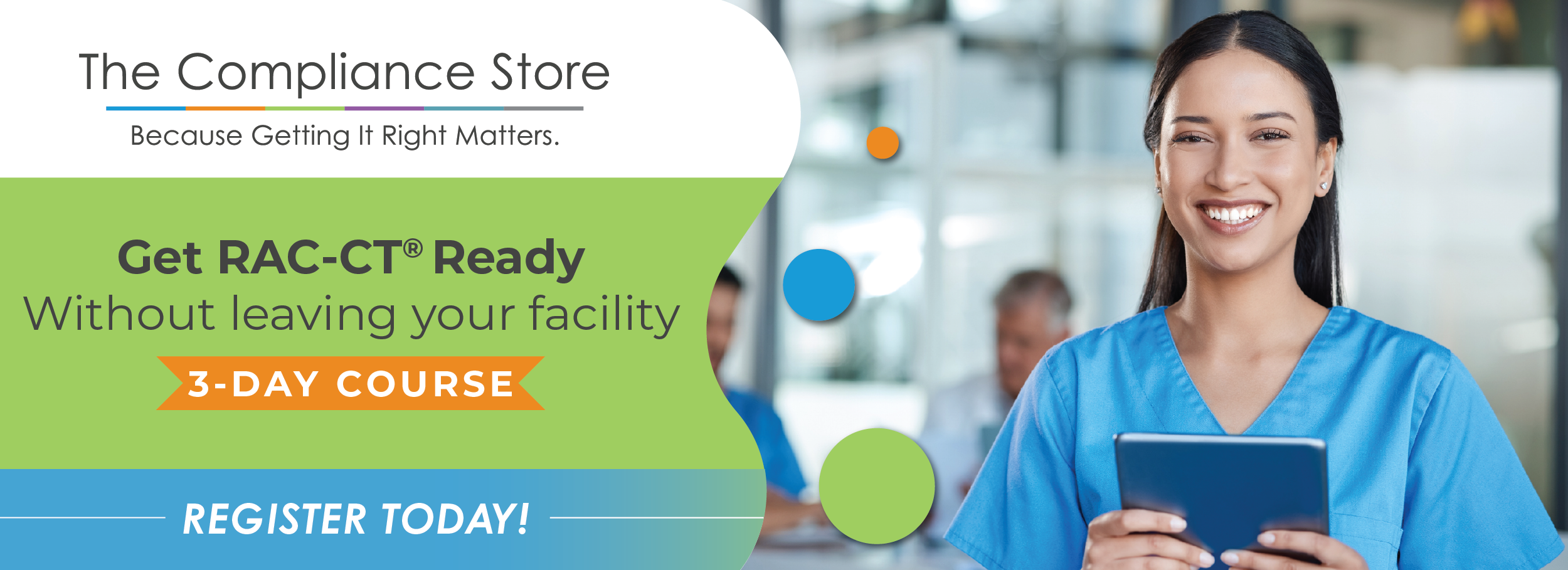 Sign up for the RAC-CT Webinar presented by The Compliance Store in partnership with AAPACN!